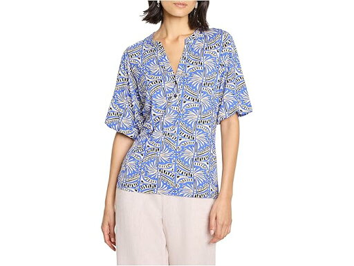 (取寄) ニックゾー レディース オーシャン ジュエル トップ NIC+ZOE women Ocean Jewel Top Blue Multi (取寄) ニックゾー レディース オーシャン ジュエル トップ NIC+ZOE women Ocean Jewel Top Blue Multi