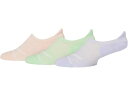 (取寄) ホカオネオネ インビジブル ソックス 3-パック Hoka Invisible Socks 3-Pack Dawn Light/Luna Moth/Starlight Glow(4)