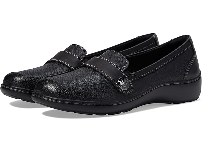楽天ジェットラグ楽天市場店（取寄） クラークス レディース コラ デイジー Clarks women Cora Daisy Black Tumbled Leather