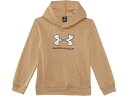 (取寄) アンダーアーマー キッズ ボーイズ ライバル ロゴ ブーディ (リトル キッズ) Under Armour Kids boys Rival Logo Hoodie (Little Kids) Camel