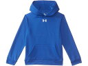 (取寄) アンダーアーマー キッズ ボーイズ ライバル フリース ブーディ (ビッグ キッド) Under Armour Kids boys Rival Fleece Hoodie (Big Kid) Royal/White