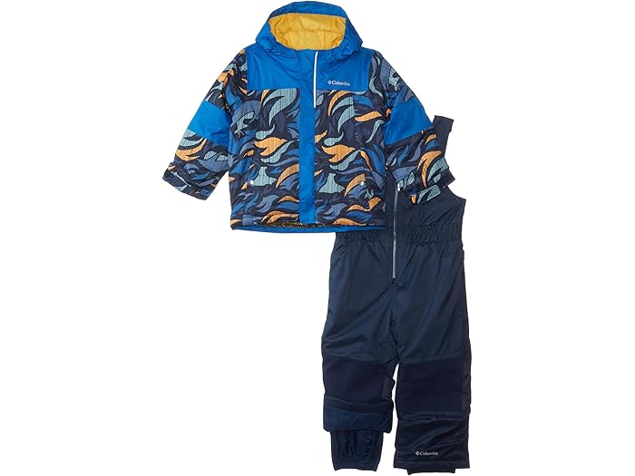 (取寄) コロンビア キッズ キッズ マイティ モーグル セット (トドラー) Columbia Kids kids Mighty Mogul Set (Toddler) Bright Indigo Wildstripe/Bright Indigo