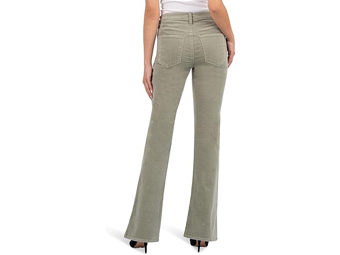 (取寄) カット フロム ザ クロス レディース アナ ハイライズ ファブ AB フレア-ベイビー Dn オール オーバー KUT from the Kloth womens Ana High-Rise Fab Ab Flare-Baby Dn All Over Celery