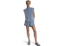 (取寄) バーリー レディース アトリウム ハイライズ ショーツ Varley women Atrium High-Rise Shorts Rain Blue