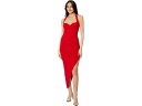 (取寄) ノーマ カマリ レディース カイラ サイド ドレープ ガウン Norma Kamali women Cayla Side Drape Gown Tiger Red(4)