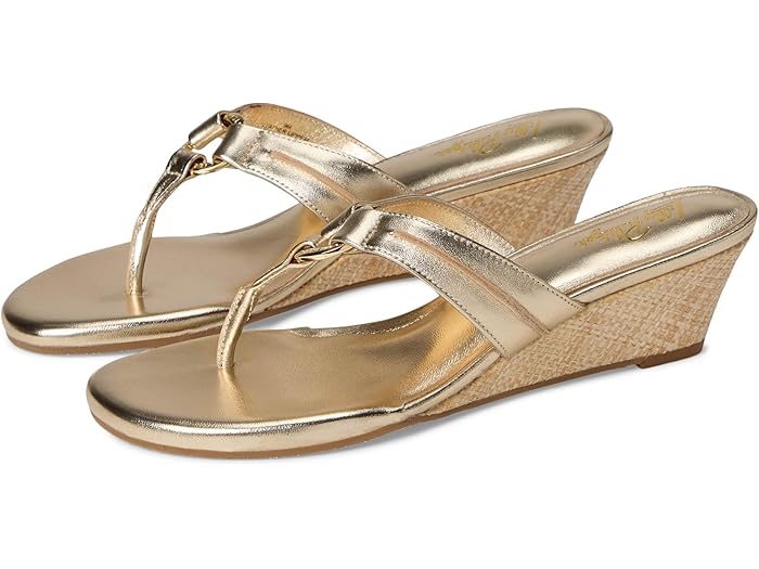 () ꡼ ԥåĥ ǥ ޥå å Lilly Pulitzer women Mckim Wedge Gold...