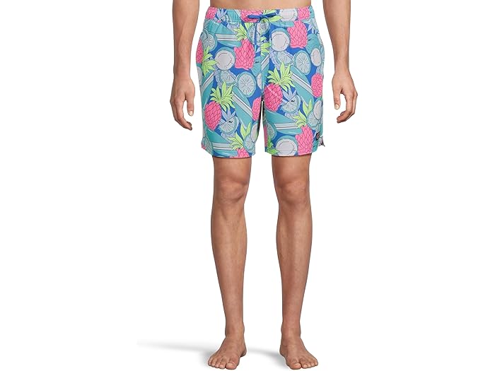(取寄) ヴィンヤードヴァインズ メンズ 7 プリンテッド チャッピー トランクス Vineyard Vines men 7" Printed Chappy Trunks Surfchappy Tide Blue