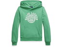 (取寄) ラルフローレン キッズ ボーイズ ロゴ フレンチ テリー ブーディ (ビッグ キッド) Polo Ralph Lauren Kids boys Logo French Terry Hoodie (Big Kid) Raft Green