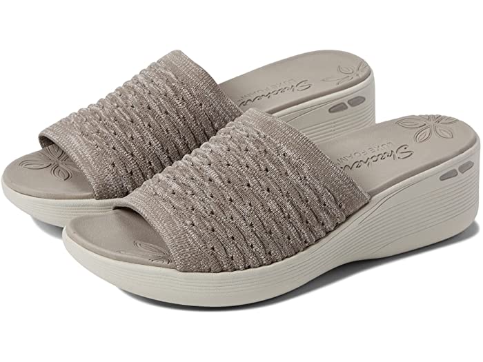 (取寄) スケッチャーズ レディース ピア-ライト - マイ ウィッシュ SKECHERS women Pier-Lite - My Wish Taupe