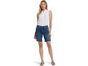 (取寄) エヌワイディージェイ レディース エラ ショーツ ウィズ サイド スリッツ NYDJ women Ella Shorts with Side Slits Rio Rapids(4)