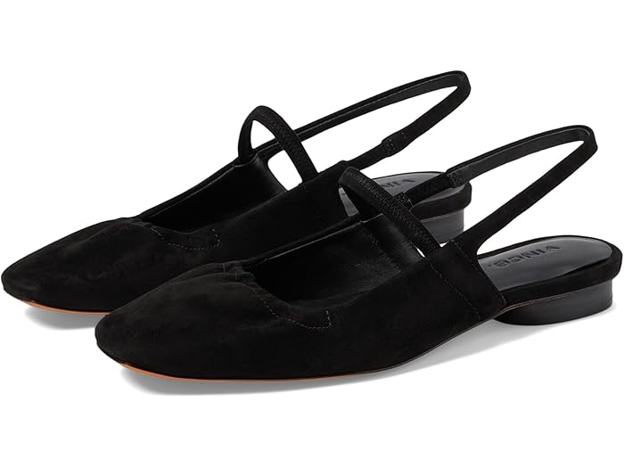 ()  ǥ ٥˥ 󥰥Хå Vince women Venice Slingbacks Black Suede