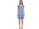 (取寄) トミーバハマ レディース S/S スリーブ ナイトガウン Tommy Bahama women S/S Sleeve Nightgown Blue Ground Floral