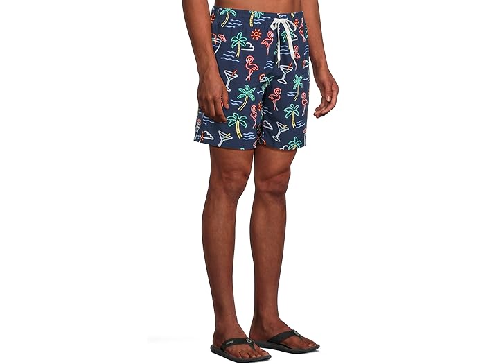 (取寄) チャビーズ メンズ ザ ネオン ライト ライン スイム Chubbies men The Neon Lights 7"(Classic Lined Swim Trunk) Multicolor