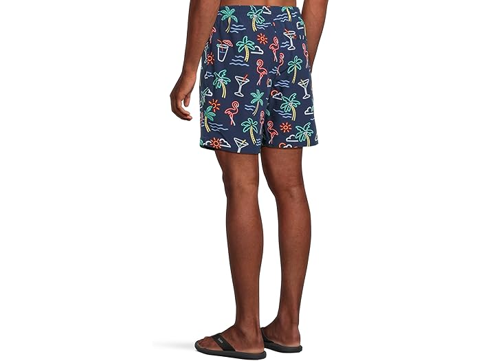 (取寄) チャビーズ メンズ ザ ネオン ライト ライン スイム Chubbies men The Neon Lights 7"(Classic Lined Swim Trunk) Multicolor