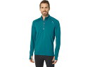 (取寄) ホットチリ メンズ マイクロ-エリート チャミ ゾーン ジップT Hot Chillys men Micro-Elite Chamois Zone Zip-T Cross Country Blue