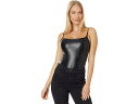 (取寄) コマンドー レディース フォー レザー スパゲッティ ストラップ ボディスーツ BDS309 Commando women Faux Leather Spaghetti Strap Bodysuit BDS309 Black