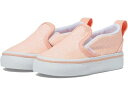 (取寄) バンズ キッズ キッズ スリッポン V (インファント/トドラー) Vans Kids kids Slip-On V (Infant/Toddler) Glitter Apricot Nectar