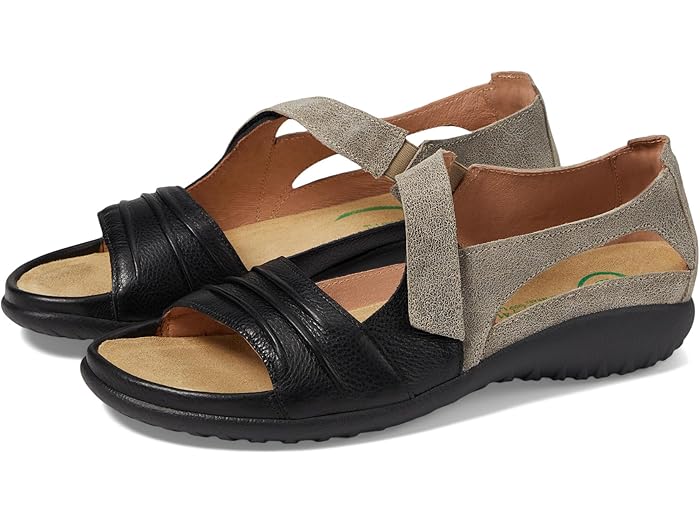 楽天ジェットラグ楽天市場店（取寄） ナオト レディース パパキ Naot women Papaki Soft Black Leather/Speckled Beige Leather