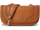 (取寄) ゲス レディース テータム コンバーチブル クロスボディ フラップ GUESS women Tatum Convertible Crossbody Flap Caramel|詳細画像
