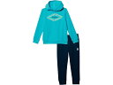 (取寄) ハーレー キッズ ボーイズ フーデット プルオーバー アンド ジョガーズ フリース セット (リトル キッズ) Hurley Kids boys Hooded Pullover & Joggers Fleece Set (Little Kids) Blue Lazer
