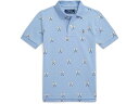 (取寄) ラルフローレン キッズ ボーイズ コットン メッシュ ポロ シャツ (トドラー/リトル キッド) Polo Ralph Lauren Kids boys Tennis-Print Cotton Mesh Polo Shirt (Toddler/Little Kid) Mini Tennis Print