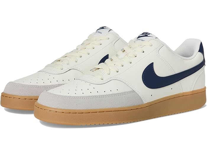 (取寄) ナイキ メンズ コート ビジョン ロウ Nike men Court Vision Low Sail/Midnight Navy/Gum Light ...