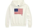 (取寄) ラルフローレン キッズ ガールズ フレンチ テリー ブーディ (ビッグ キッド) Polo Ralph Lauren Kids girls Flag-applique French Terry Hoodie (Big Kid) Nevis