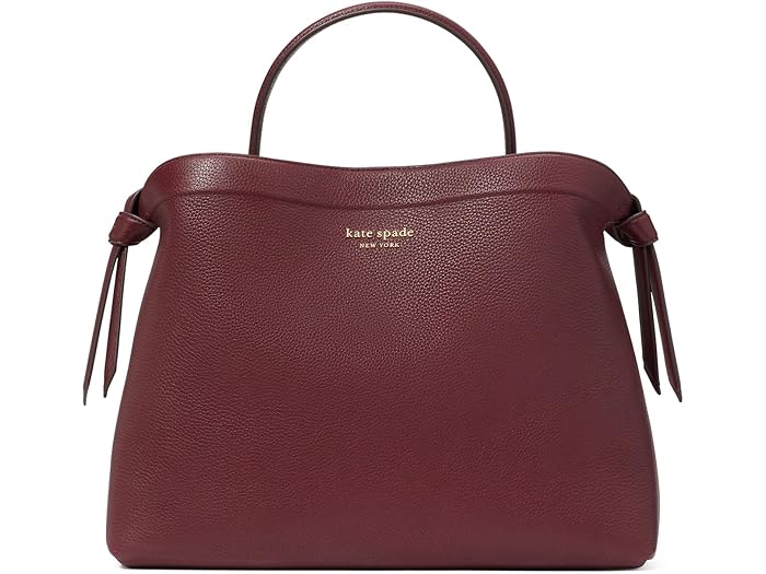 () ȥڡ Υå ڥ֥ 쥶 顼 ȥå ϥɥ Kate Spade New York Knott Pebbl...