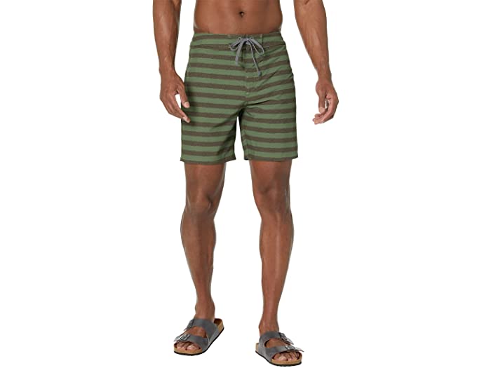 (取寄) プラナ メンズ ボードショーツ Prana men Riveter Boardshorts Algae Stripe