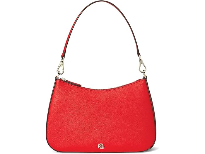 (取寄) ローレン ラルフローレン レディース クロスハッチ レザー ミディアム ダニー バッグ Lauren Ra..