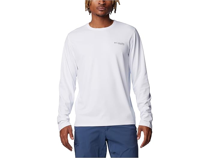 楽天ジェットラグ楽天市場店（取寄） コロンビア メンズ サミット バレー ロング スリーブ クルー Columbia men Summit Valley Long Sleeve Crew White