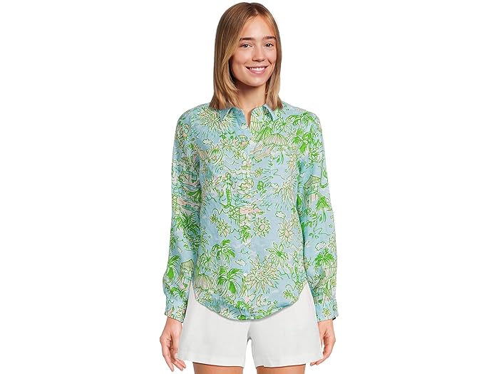 (取寄) リリー ピュリッツァー レディース シー ビュー ボタンダウン Lilly Pulitzer women Sea View B..