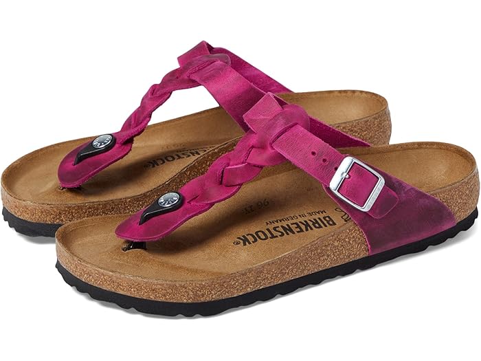 () ӥ륱󥷥ȥå ǥ  ֥쥤ǥå -  쥶 Birkenstock women Gizeh Brai...