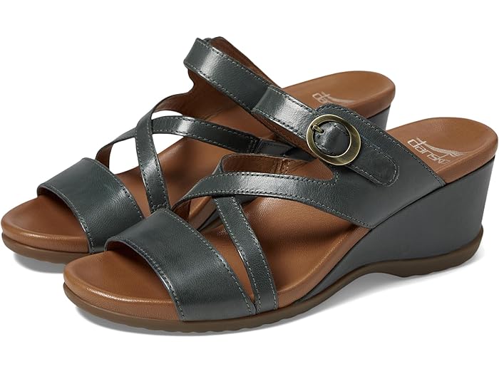 () 󥹥 ǥ  Dansko women Ana Denim Glazed Leather
