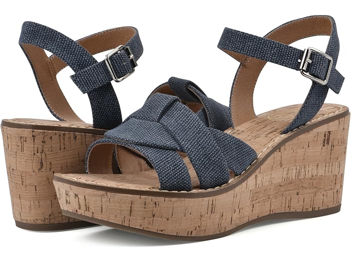 () ۥ磻ȥޥƥ ǥ ץ White Mountain women Simple Denim Blue/Fab