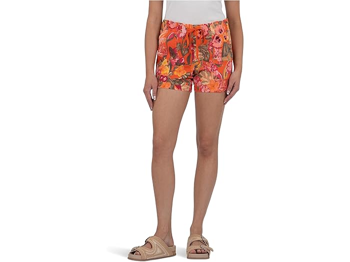 (取寄) カット フロム ザ クロス レディース カタナ ハイライズ ショーツ ドローストリング ウィズ ポークチョップ ポケッツ KUT from the K...