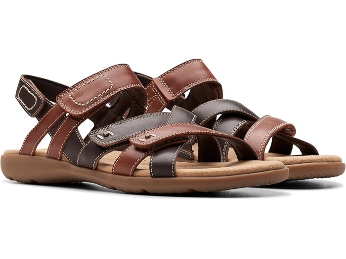() 顼 ǥ ꥶ٥  Clarks women Elizabelle Gem Brown Multi Lea...