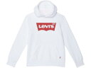 (取寄) リーバイス キッズ ボーイズ バットウィング プルオーバー ブーディ (ビッグ キッズ) Levi's Kids boys Batwing Pullover Hoodie (Big Kids) White