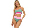 (取寄) ビーチライオット レディース EVA トップ Beach Riot women Eva Top Sage bloom Color-Block
