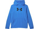 (取寄) アンダーアーマー キッズ ボーイズ アーマー フリース ビッグ ロゴ ブーディ (ビッグ キッズ) Under Armour Kids boys Armour Fleece Big Logo Hoodie (Big Kids) Blue Atlantis/Black