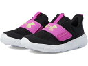 (取寄) アンダーアーマー キッズ ガールズ フラッシュ (リトル キッド) Under Armour Kids girls Flash (Little Kid) Black/Vivid Magenta/Morph Green