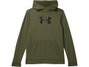 (取寄) アンダーアーマー キッズ ボーイズ アーマー フリース ビッグ ロゴ ブーディ (ビッグ キッズ) Under Armour Kids boys Armour Fleece Big Logo Hoodie (Big Kids) Marine OD Green/Black