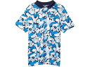 (取寄) アンダーアーマー キッズ ボーイズ マッチプレー プリンテッド ゴルフ ポロ Under Armour Kids boys Matchplay Printed Golf Polo Midnight Navy/Blue Atlantis 1