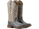 (取寄) アリアット レディース フロンティア ファラー ウェスタン ブーツ Ariat women Frontier Farrah Western Boot Beduino Black/Natural Snake