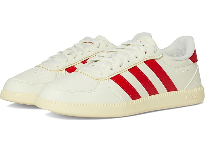 (取寄) アディダス キッズ キッズ ブレークネット スリーク シューズ (ビッグ キッド) adidas Kids kids Breaknet Sleek Shoes (Big Kid) Off White/Better Scarlet/Warm Vanilla