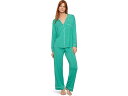 (取寄) エバージェイ レディース ジゼル - Pj セット Eberjey women Gisele - PJ Set Oasis Green/White