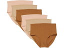 (取寄) パクト レディース ハイ カット ブリーフ 6-パック PACT women High Cut Brief 6-Pack Warm Neutrals
