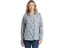 (取寄) エヌワイディージェイ レディース ロング スリーブ ベッキー ブラウザ NYDJ women Long Sleeve Becky Blouse Alpine Valley