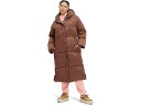 (取寄) アグ レディース キーリー ロング パファー コート UGG women Keeley Long Puffer Coat Dark Chestnut