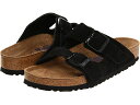 (取寄) ビルケンシュトック アリゾナ ソフト フットベッド - スエード (ユニセックス) Birkenstock Arizona Soft Footbed - Suede (Unisex) Black Suede